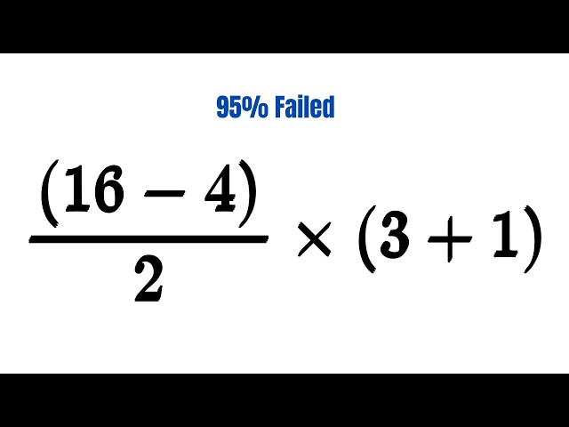 Most People Get This Order of Operations Wrong!
