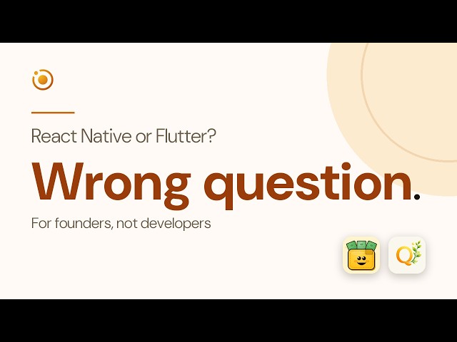 React Native or Flutter? What Founders Should Know