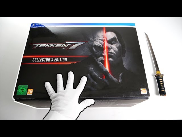 Unboxing TEKKEN 7 Collector's Edition [PS4] + HORI Arcade Stick Controller