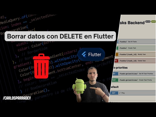 Cómo borrar datos con DELETE desde Flutter a FastAPI | Curso Full Stack #28