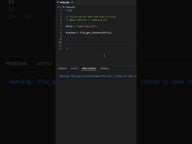 PHP Tips & Tricks | Smart Error Handling: Using Try-Catch