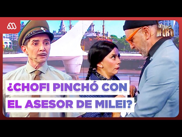 😂 BEHIND THE WALL ❤️ | Chofi drove Milei's advisor crazy and TAPIA COULDN'T TAKE IT!💋🤣