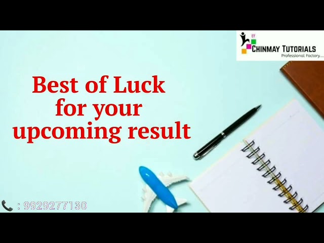 Best wishes to all #cseetjuly #students from #chinmaytutorials #result #cs #education