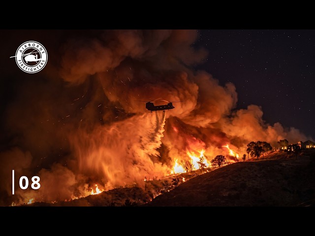 Returning Home as the Battle Continues Into the Night | Airborne Firefighters Episode 8