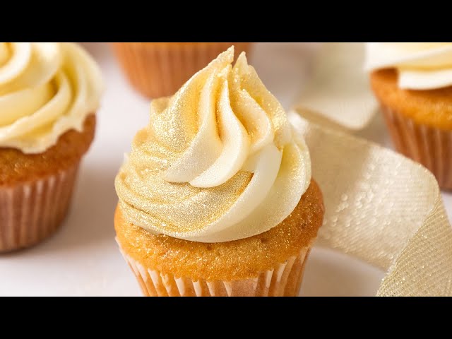 Light, sweet, and bubbly these champagne cupcakes are perfect bite-sized treat for any celebration.