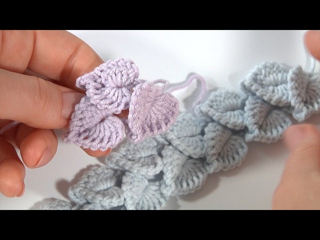 You Should Want To Try Immediately/CROCHET LEAF-HEART/3D Crochet Patterns #3dcrochet