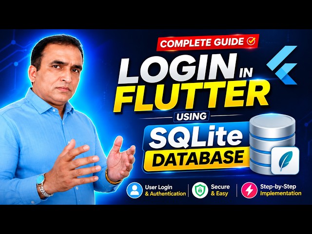64. Login in Flutter using SQLite Database