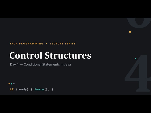 Java Conditional Statements