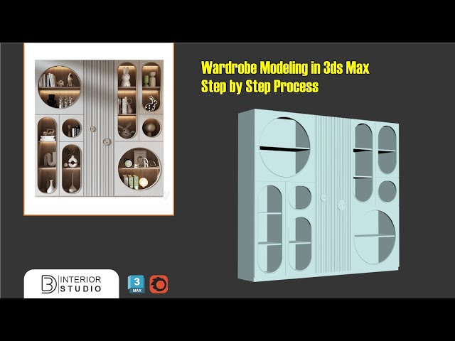 Easy Wardrobe Modeling | 3ds Max Tutorial @3dinteriorstudio 