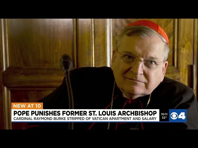 Cardinal Raymond Burke stripped of Vatican apartment, salary