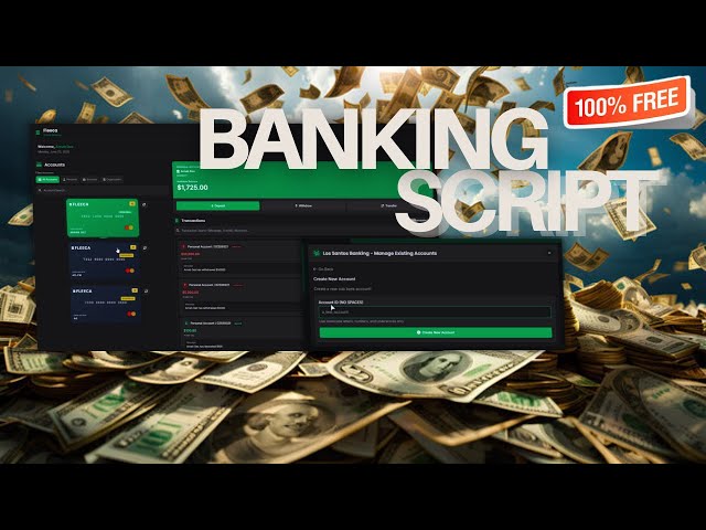 [QB/QBOX] | FiveM | Free | Banking Script Installation & Setup Guide 💳🏦 | #fivemscript #gta