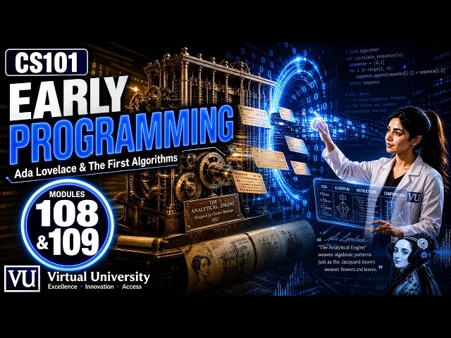 Module 108 & 109 - Early Programming | Introduction to Computing | CS101 | Virtual University