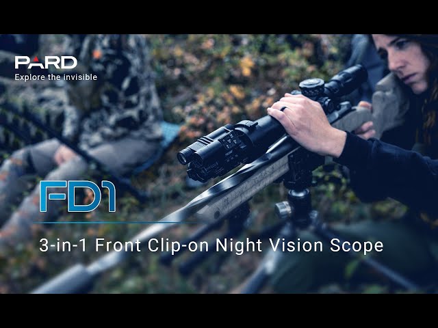 PARD FD1 | Front Night Vision Clip-on Scope With Laser Range Finder |Beyond The DayTime Scope