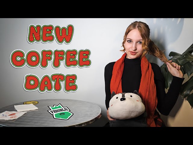 New Coffee Date • POV 180 Degrees with ASMR and Mukbang • 4K • 5K • 6K VR Video