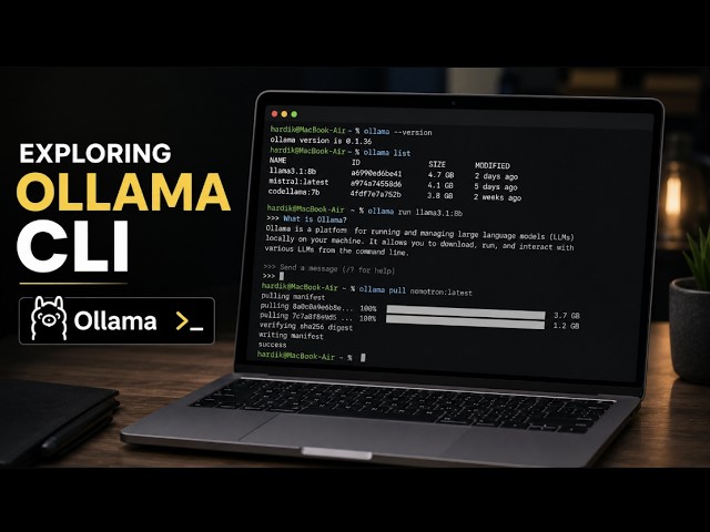 Master Exploring Ollama CLI 2026: The Ultimate Complete Step By Step Developer Setup Tutorial!!