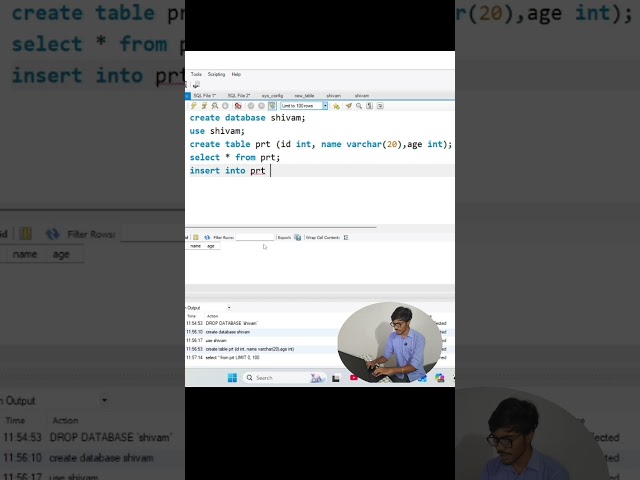 How to Create a Table in SQL in Just 60 Seconds ⚡ | SQL for Beginners