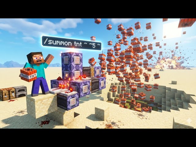 Tnt with command block🤯||GONE WRONG😵‍💫||