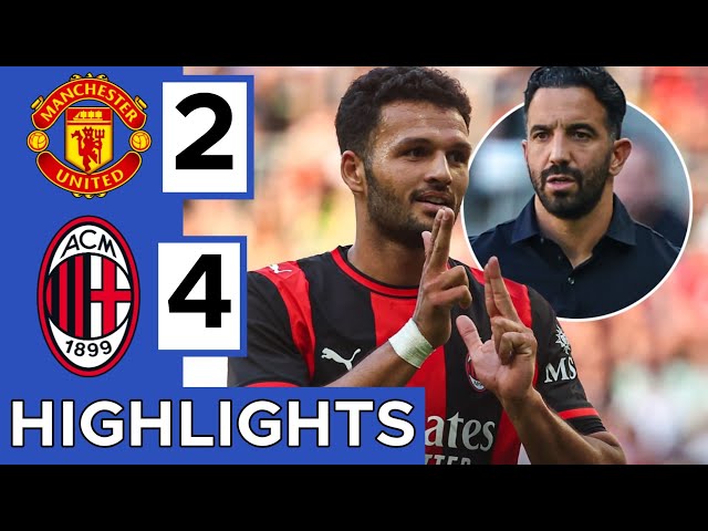 🔴Manchester United vs AC Milan (2-4) Extended HIGHLIGHTS | Pre-Season Friendly