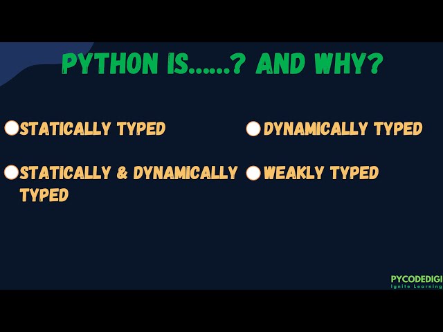 Python is? what is Python and why?