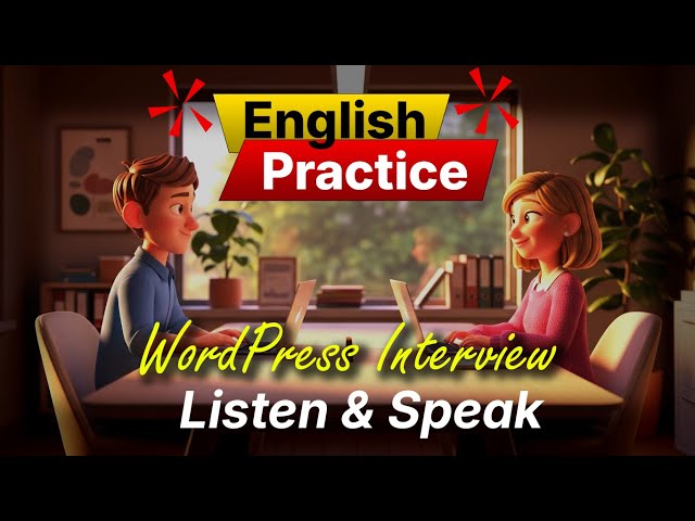 WordPress Developer Interview in English – Listen & Speak Practice