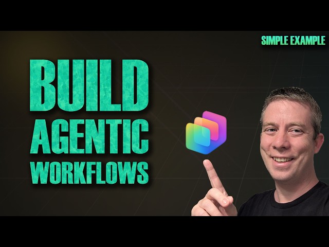 Let's Build An Agentic Workflow with Copilot Studio