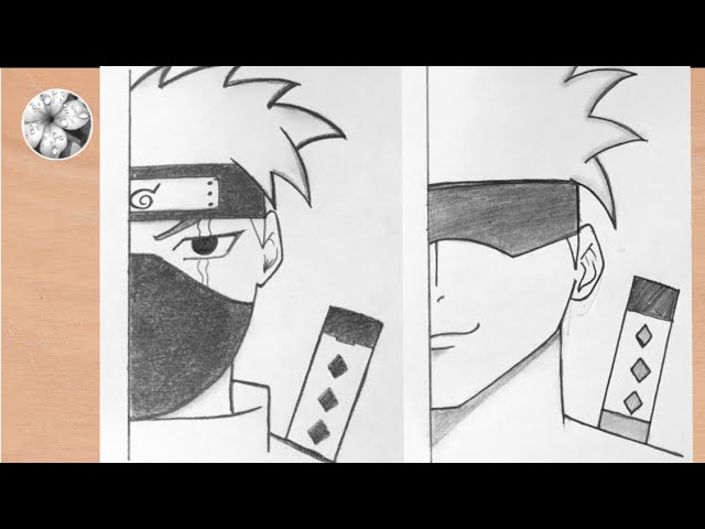 How to draw Anime Half face drawing || Easy pencil drawing for beginners || Anime pencil sketch 
