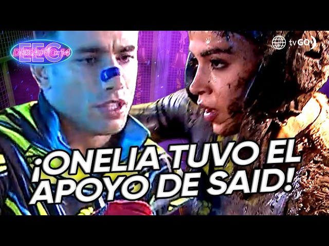 EEG Desafío 14: Said Palao sorprende al ayudar a Onelia Molina al verla atrapada bajo el lodo (HOY)