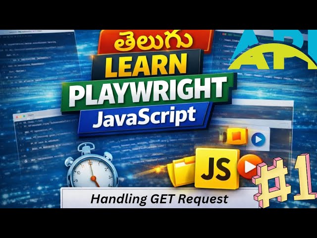 How to Perform GET Requests in Playwright JS (Telugu) - Part 1