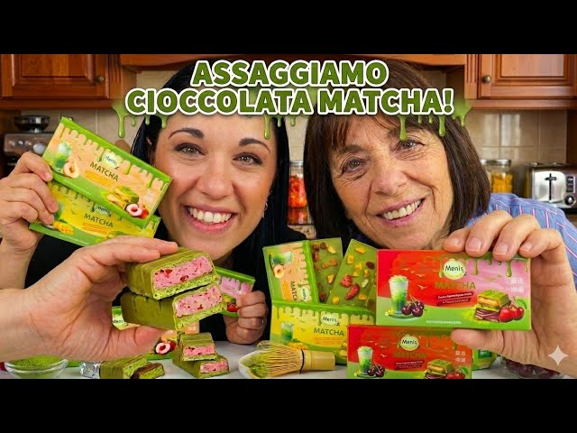 Assaggiamo CIOCCOLATA STRANA al MATCHA! iolanda sweets