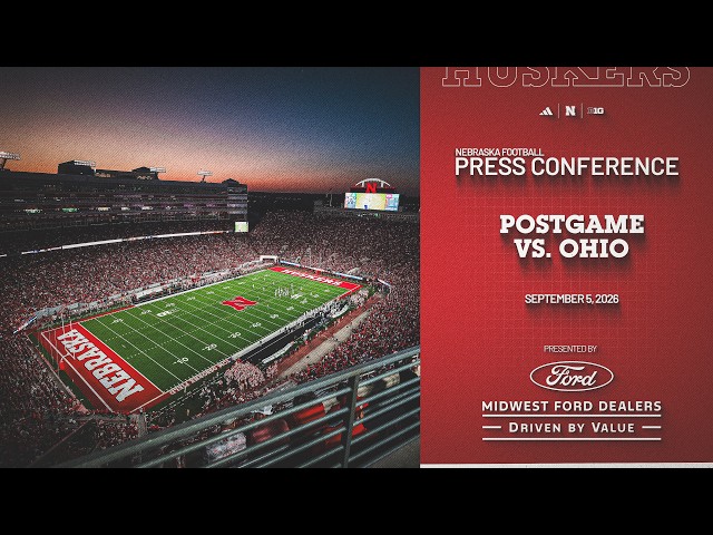 🎙️ Postgame from Memorial Stadium