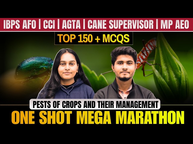 Pests of Crops & Their Management | Top 150+ MCQs | IBPS AFO, CCI, AGTA, Cane Supervisor & MP AEO