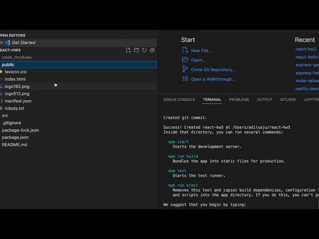 React Javascript Hello World Malayalam Tutorial | create-react-app | റീയാക്ട്  മലയാളം