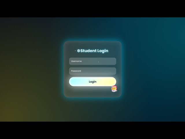 Neon Login Form With Magical Glow| HTML CSS |#coding #frontend #loginform #css #website #christmas