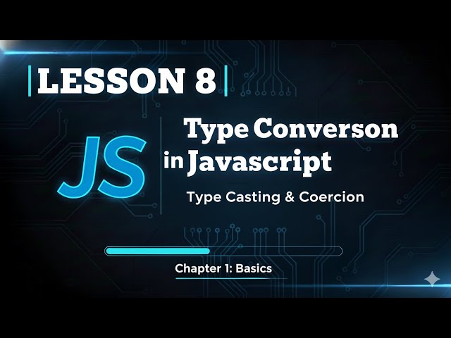 008 Master Type Conversion in JavaScript | #8