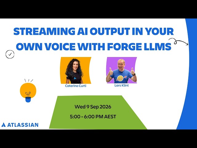 Streaming AI output in your own voice with Forge LLMs
