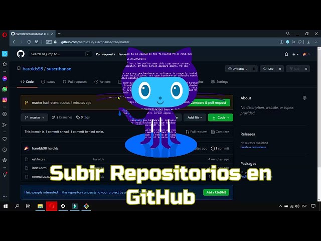Cómo Subir un Proyecto a GitHub con Git desde Visual Studio Code o Git Bash 2025 Crea Repositorios ✅