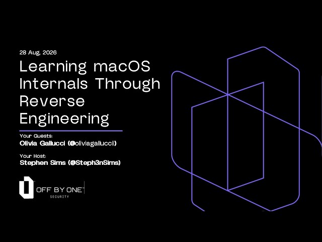 Learning macOS Internals Through Reverse Engineering