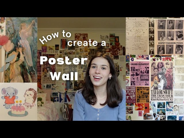 How to Create a Perfect Poster Wall