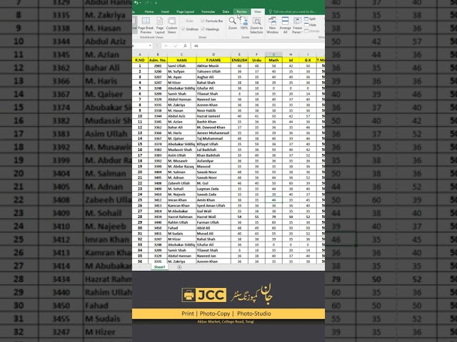 How to Lock Top Row in Excel | Jan Composing Centre
