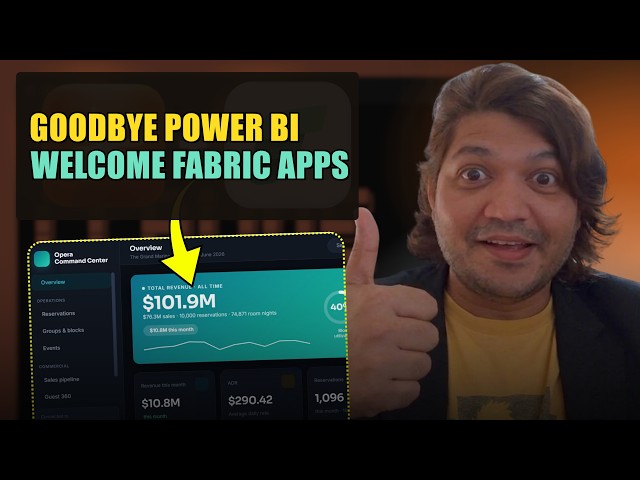 I Replaced Power BI with a Fabric App - Built by AI in 2 Hours