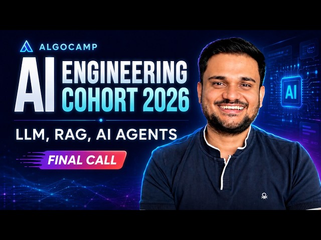 Become an AI Engineer in 2026 | Final Enrolment Call