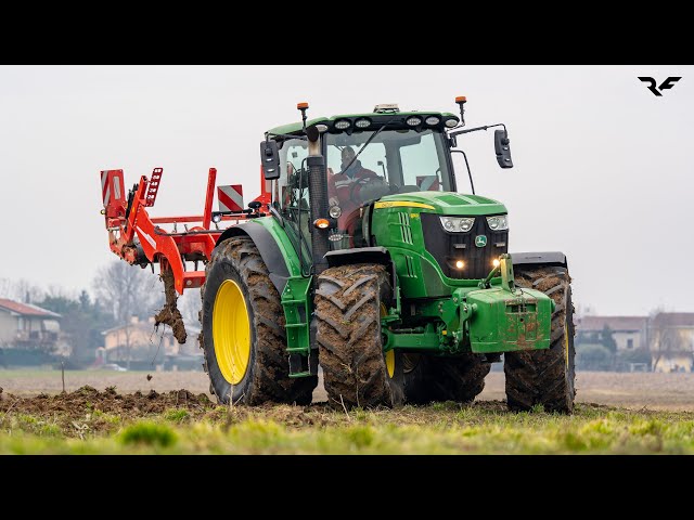 Cab View | John Deere 6190R with Maschio Gaspardo Artiglio – Deep Tillage