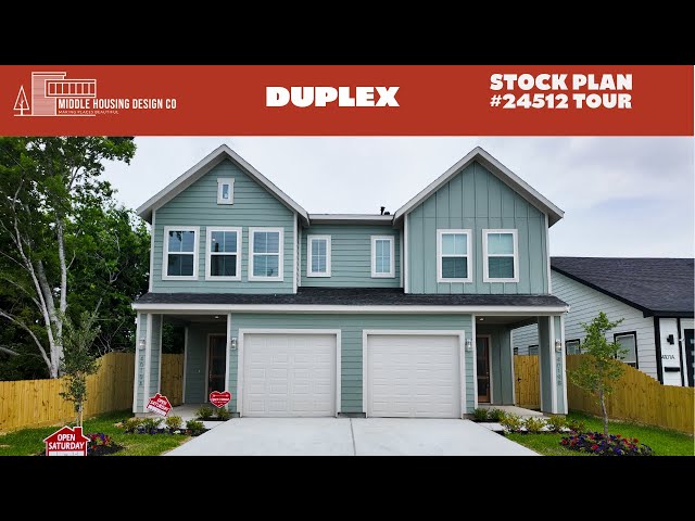 Stock Plan Tour: Job #24512 – 2-Story Duplex