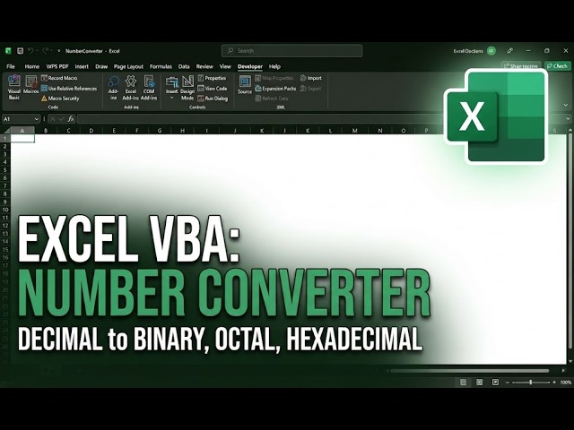Making a Number Base Converter using Virtual Basic for Applications