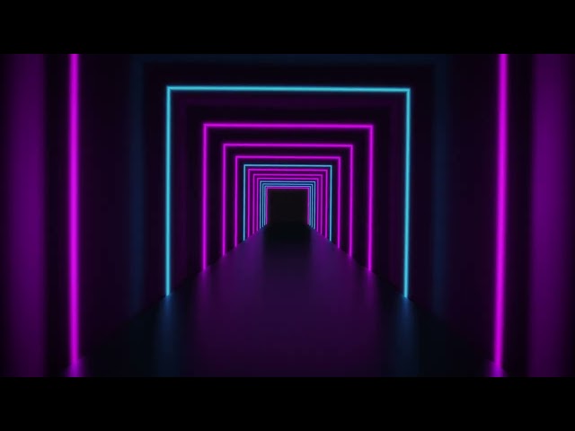 No Copyright Neon Lights Modern Animated Loop Background - Free Footage - Motion Stock Footage