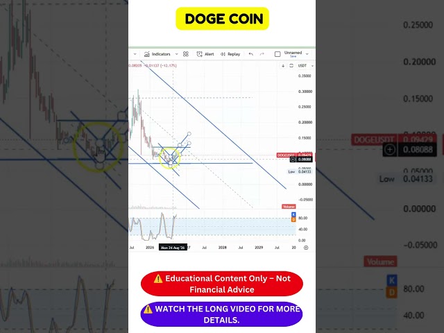 DOGE Is at a Critical Level! 👀 Dogecoin Technical Analysis I