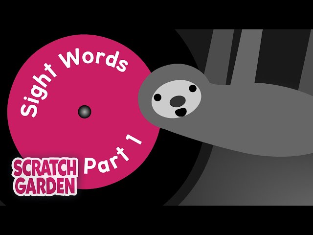 Sight Words Part 1 | Reading Practice Video | Scratch Garden