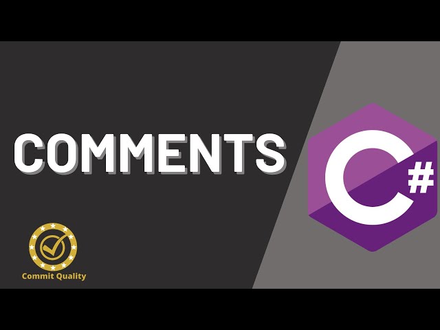 Learn C# - Comments