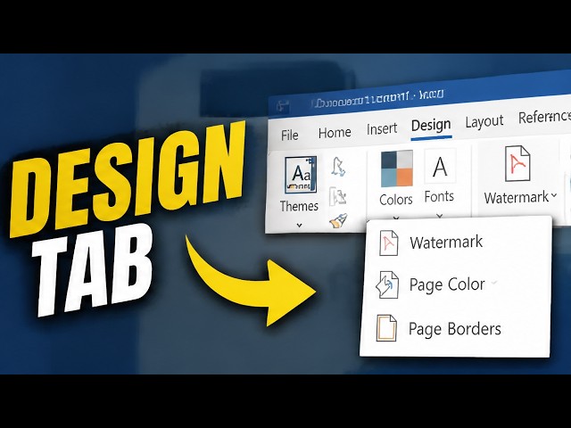 How to Add Watermark in MS Word | Microsoft Word Tutorial for Beginners