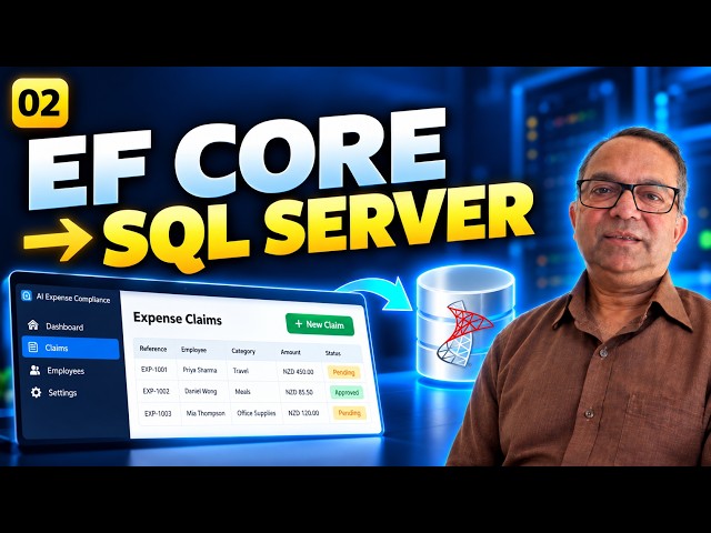 EF Core 10 + SQL Server - Persist Expense Claims in ASP.NET 10